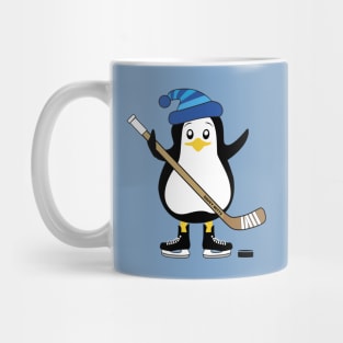 Cute Hockey Penguin Mug